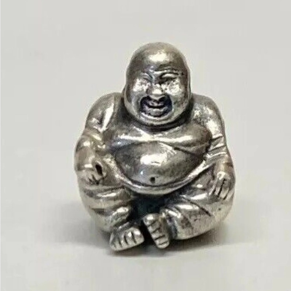Pandora Retired Authentic Silver Buddha charm